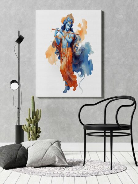 Beautiful Shree Krishna wall Digital wall Painting